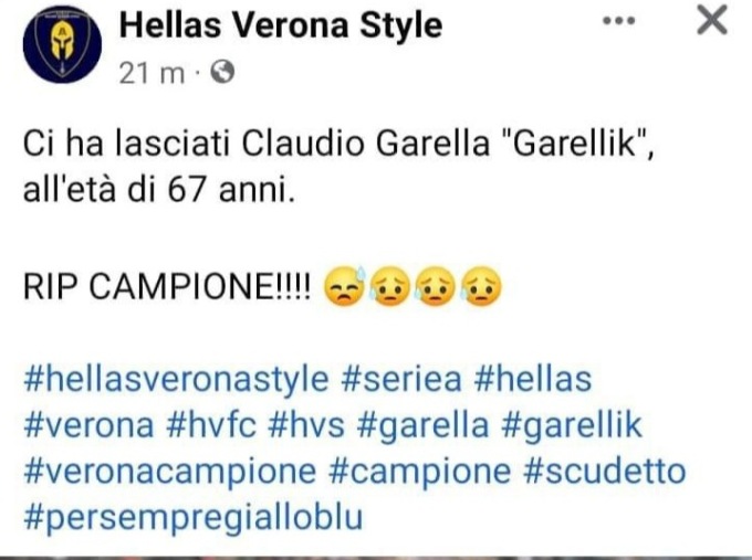 Anche il nostro territorio piange Garella, il portiere del Napoli dello scudetto con Maradona