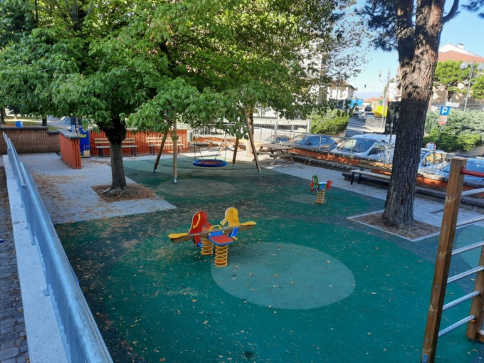 Riaperto il parco giochi del centro