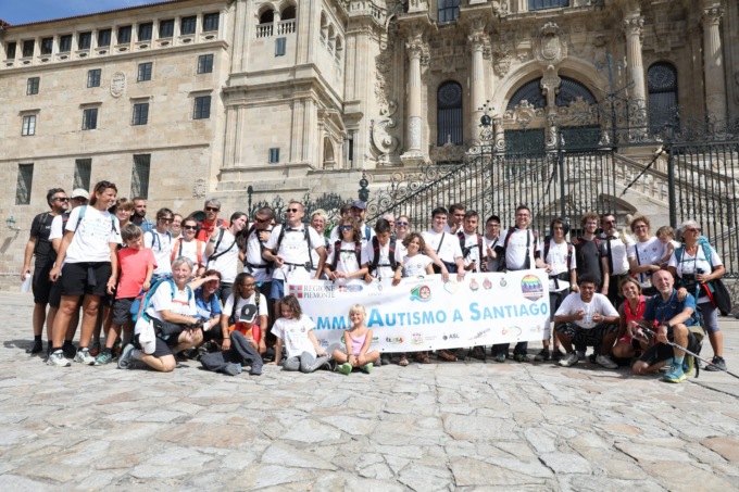 CamminAutismo a Santiago ha raggiunto la meta