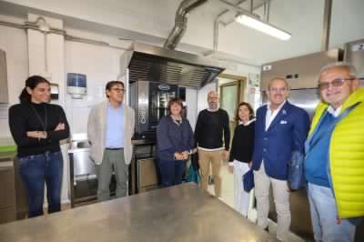 L’«ultima» donazione di Cena: un forno per i ragazzi dell’Enaip