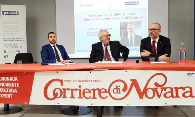 L’europarlamentare Panza a Novara: “Pnrr, una sfida tra limiti e opportunità”