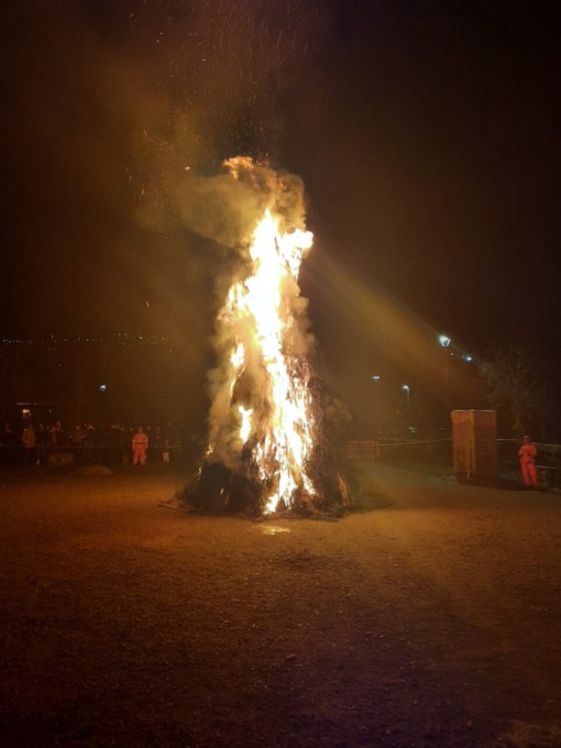 I falò della Befana in collina