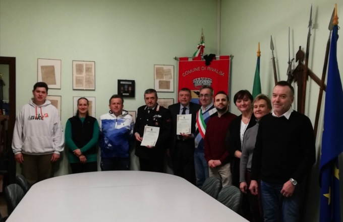 Rivalba conferisce la Cittadinanza onoraria all’Arma dei Carabinieri