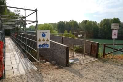 Passerella Langer chiusa al transito di pedoni e biciclette