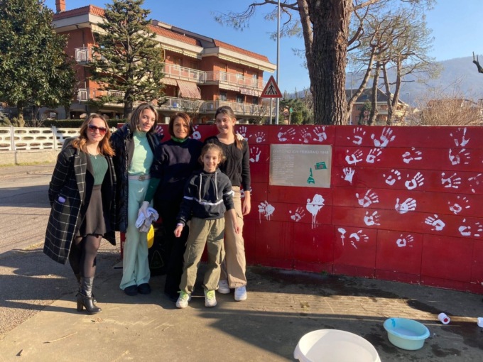 Ripristinato il murales deturpato dai vandali