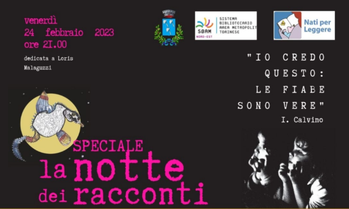 Questa sera va in scena “La notte dei racconti” a Gassino
