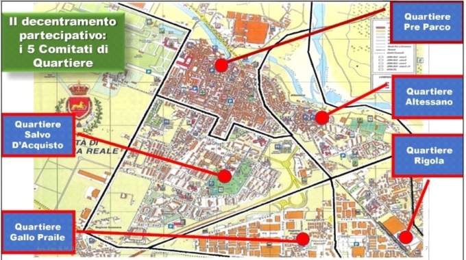A Venaria si lavora per il ritorno dei Comitati di quartiere