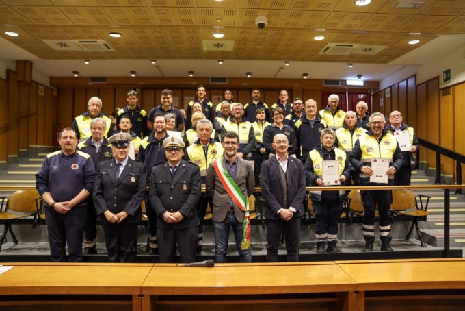Giornata per le vittime del Covid: a San Mauro premiato l’impegno della Protezione civile