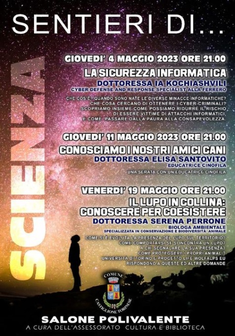 Tre appuntamenti per “Sentieri…di scienza”