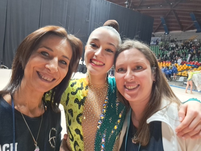 Eurogymnica, Virginia Cuttini con la nazionale junior al torneo internazionale di Sofia