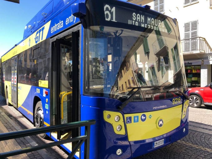 A San Mauro nuova flotta di bus più comoda e green
