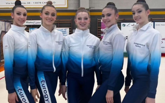 Eurogymnica, a candelo doppio titolo regionale per la Giovanile e la Open