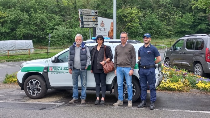 Sono partiti i controlli della Polizia Metropolitana in Collina