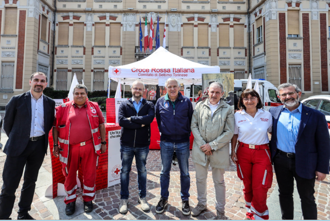 Croce Rossa di Settimo: “Orgogliosi di aiutare e lo facciamo col sorriso”