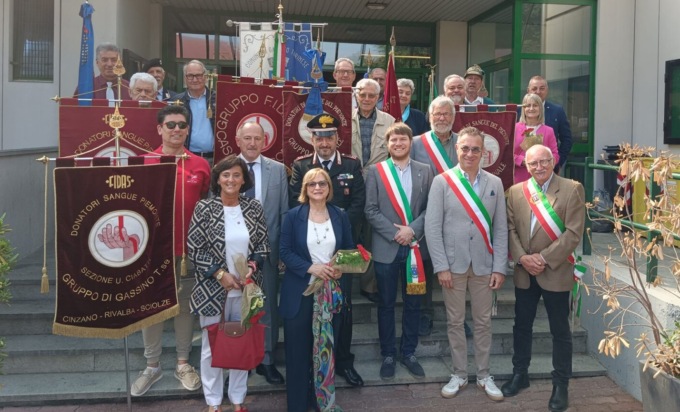 Donatori di sangue in festa a Gassino