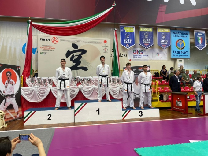 Il sanraffaelese Giuseppe Cannizzo terzo ai campionati italiani di Karate