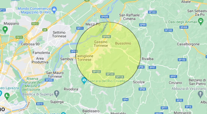 Allerta meteo per allagamenti a Gassino