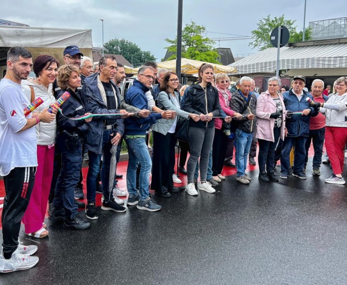 Inaugurata la nuova area mercato in via Fantina