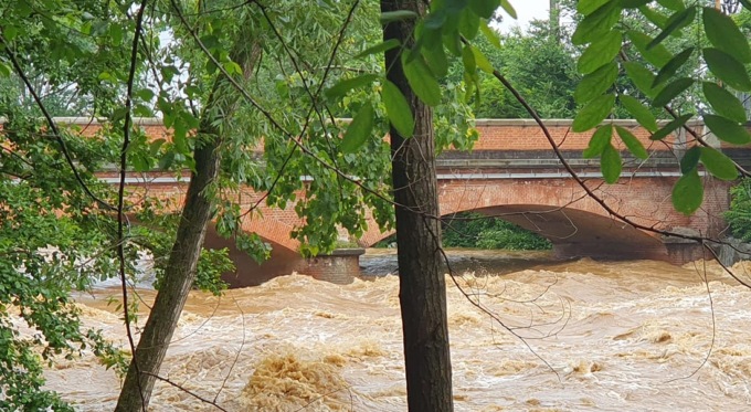 Il Ceronda torna a fare paura: “E il ponte col suo effetto ‘tappo’ si conferma un pericolo”