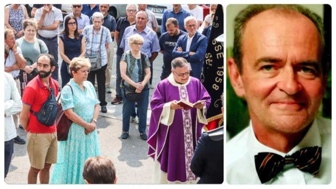 Così Settimo ha salutato il suo amato geometra