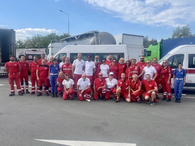 La Croce rossa piemontese in Ucraina per una missione speciale: Settimo c’è!