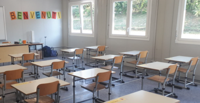 La Regione Piemonte raddoppia i fondi per l’acquisto di container per fare scuola in caso di emergenza