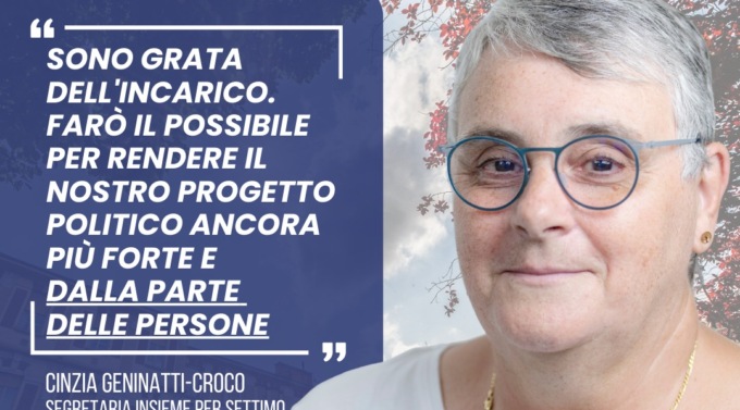 Lista “Insieme per Settimo”: ecco chi è la nuova segretaria