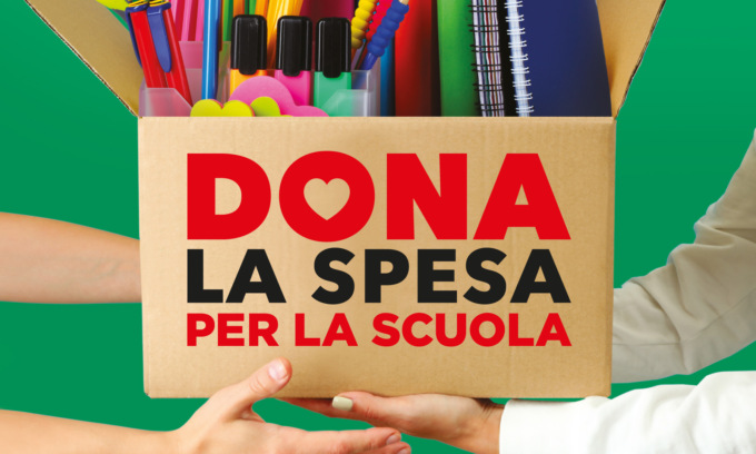 Anche quest’anno Novacoop dona la spesa per la scuola