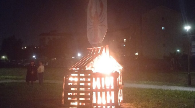 Settimo: il falò e i fuochi hanno chiuso ufficialmente la patronale – IL VIDEO