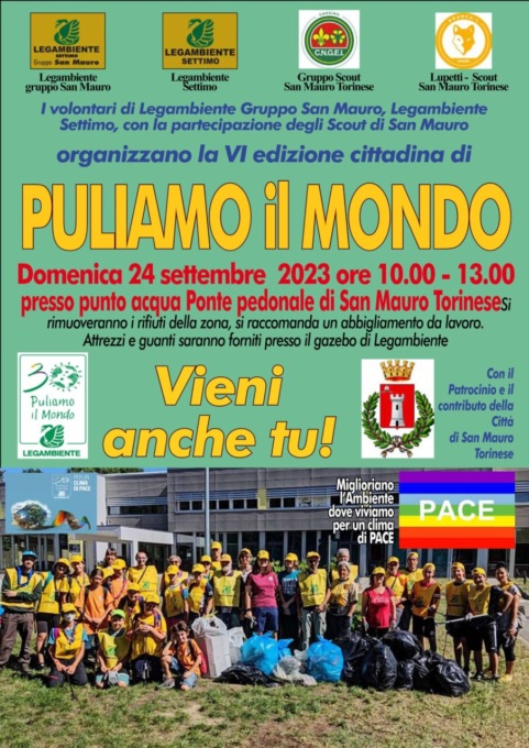 Anche San Mauro domenica “pulisce il mondo”