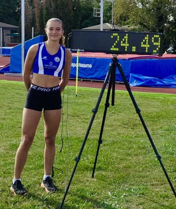 Alessia Succo fa il record italiano dei 200 metri Cadette