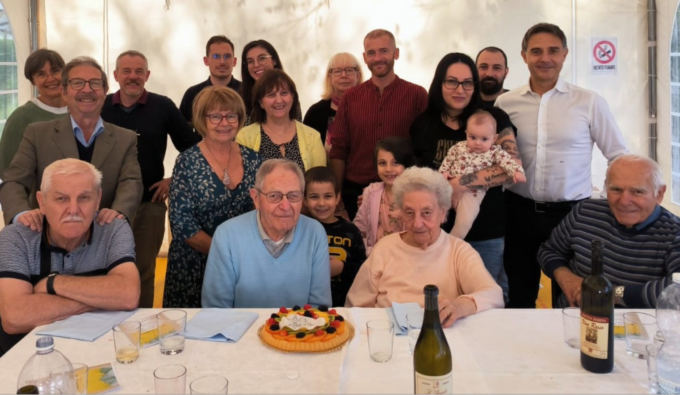 Festa per Giusto Stefani, 90 anni di impegno e passione politica