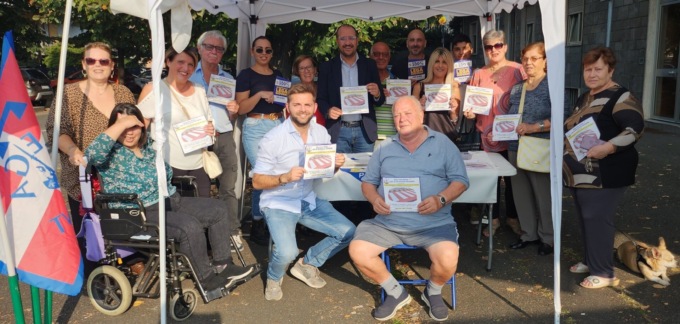 A Settimo la Lega ha raccolto oltre 100 firme per la sicurezza stradale