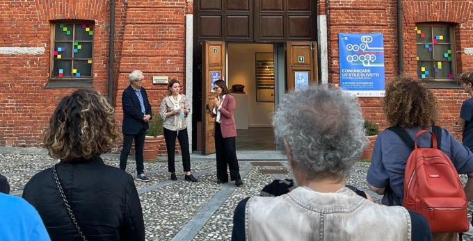 Ecomuseo: inaugurati la mostra dedicata allo “stile Olivetti” e il “baby pit-stop”