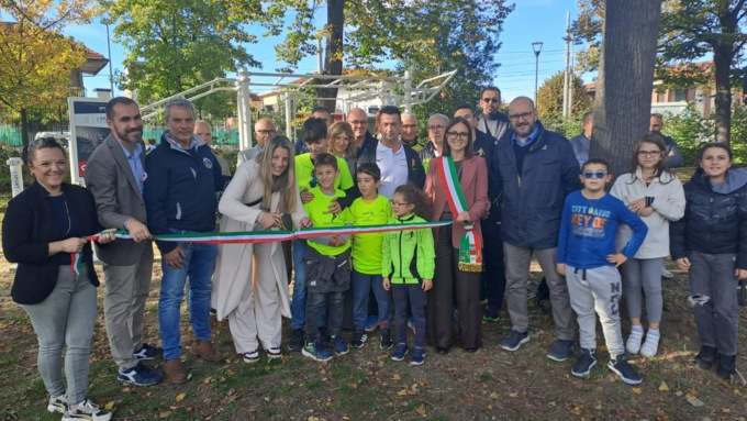 Al Parco Nilde Iotti ora c’è una piccola palestra all’aria aperta