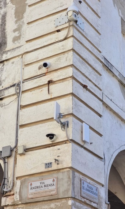 A Venaria installati dei sensori per contare i passanti