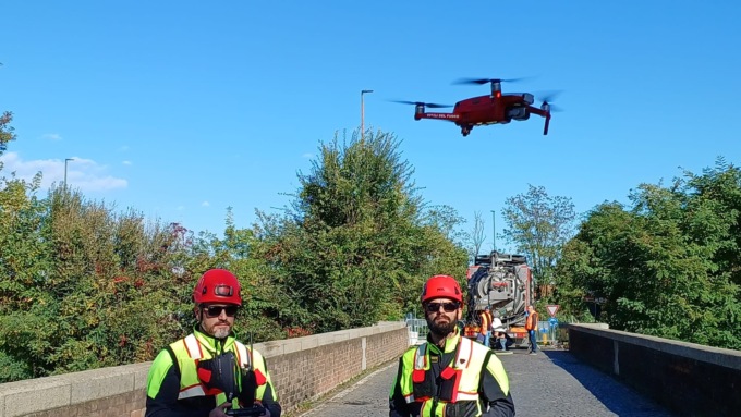 Riaperto a senso alternato il ponte di Castellamonte