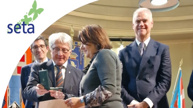 Stella al merito del lavoro a Rosella Maschio di Seta Spa