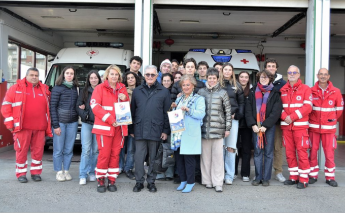 Grazie al Rotary studenti settimesi in visita alla Croce rossa