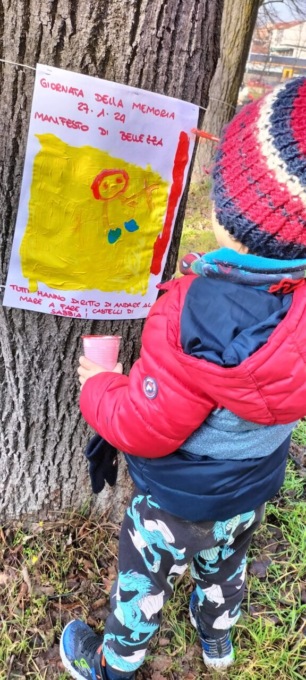 Al Parco Iotti i “manifesti della bellezza” dei bimbi della scuola Para