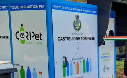 Eco-compattatore di Castiglione: in un anno conferite 187mila bottiglie di plastica