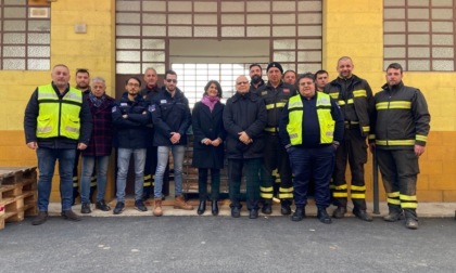 Ben 28 tonnellate di pellet confiscato donati ai Vigili del fuoco torinesi