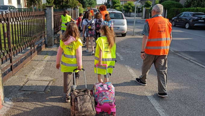 A San Mauro arriva Pedibus: casa-scuola e ritorno a piedi in sicurezza