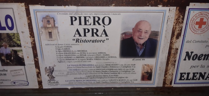 Castiglione ha detto addio al suo storico ristoratore