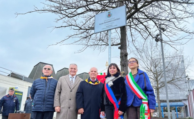 Settimo ha tenuto a battesimo il piazzale dedicato al giudice Livatino