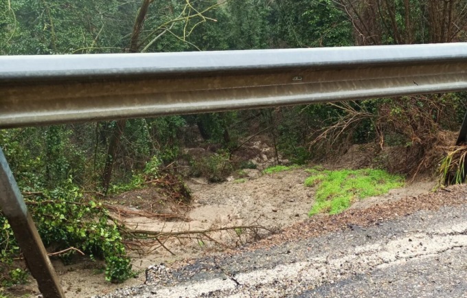 Bussolino: dopo le frane si lavora per tornare alla normalità
