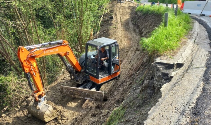 Strada provinciale 97 di Cinzano: si mette in sicurezza la diramazione 1