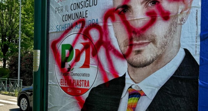 Elezioni a Settimo: insulto omofobo sul manifesto di un candidato