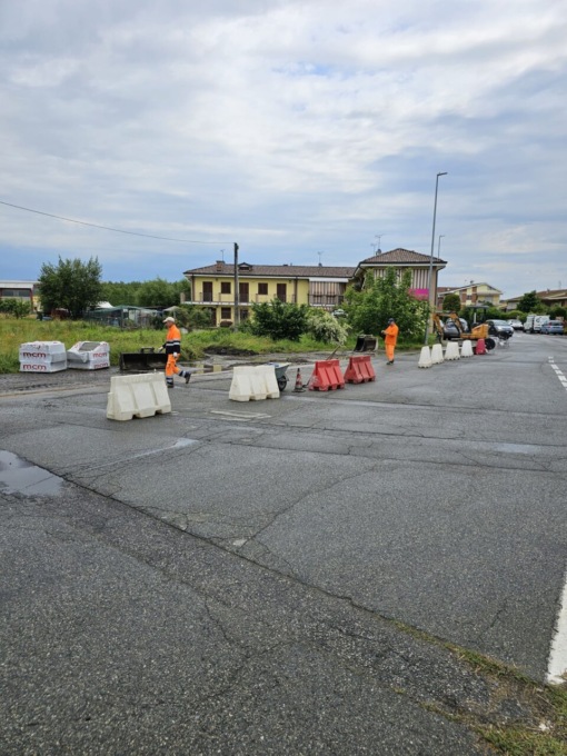 Settimo: partiti i lavori per la nuova fermata, la linea 20 arriva a Fornacino