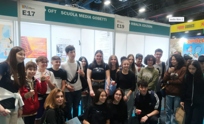 Settimo: studenti della Gobetti al salone del libro con il loro audiolibro